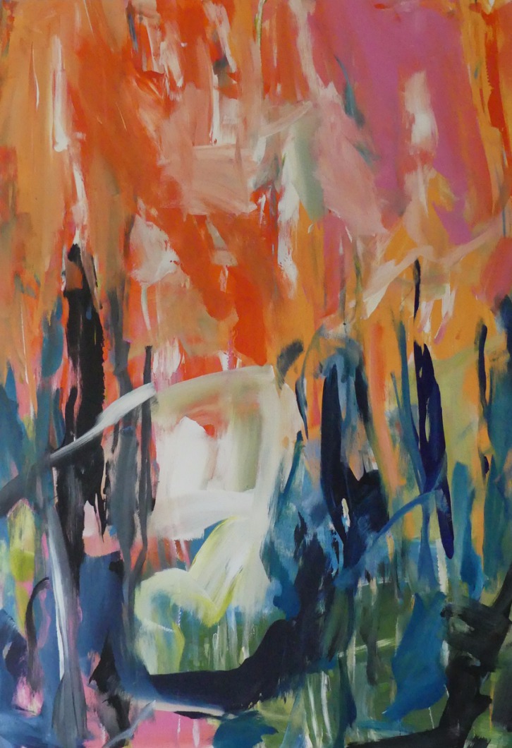 Secret dance, Acryl, Leinwand